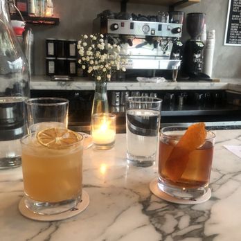 Cafe Roze - Our beautiful whisky drinks - Breakfast & Brunch Near Me - Nashville, Tennessee