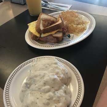 Waffle House - Tampa - Two Grilled Biscuits & Sausage Gravy and bacon Sausage melt - Breakfast & Brunch Near Me - Tampa, Florida Waffle House - Tampa - Two Grilled Biscuits & Sausage Gravy and bacon Sausage melt - Breakfast & Brunch Near Me - Tampa, Florida