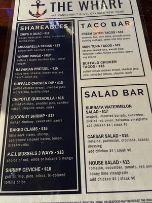 Menu photo 2 Vanderbilt's Wharf Oakdale, NY Menu photo 2 Vanderbilt's Wharf Oakdale, NY