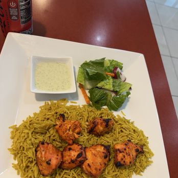 Aladdin Kebab Grill - 1. Chicken Boneless Spicy Chunks (Combo) - Kebab Near Me - Tomball, Texas Aladdin Kebab Grill - 1. Chicken Boneless Spicy Chunks (Combo) - Kebab Near Me - Tomball, Texas