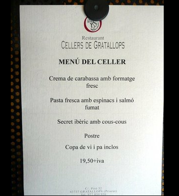 Menu photo 1 Cellers de Gratallops Gratallops, T