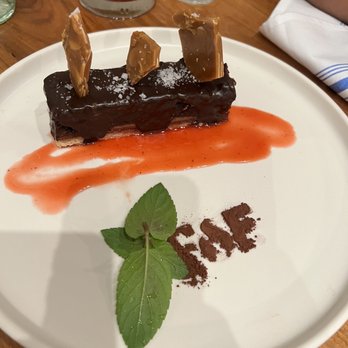 Fire by Forge - Forgot the name - chocolate peppercorn something - New American Near Me - Hartford, Connecticut