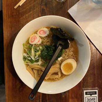 Ramen Wasabi - Tokyo classic shoyu ramen with no Pork Belly - Ramen Near Me - Chicago, Illinois Ramen Wasabi - Tokyo classic shoyu ramen with no Pork Belly - Ramen Near Me - Chicago, Illinois
