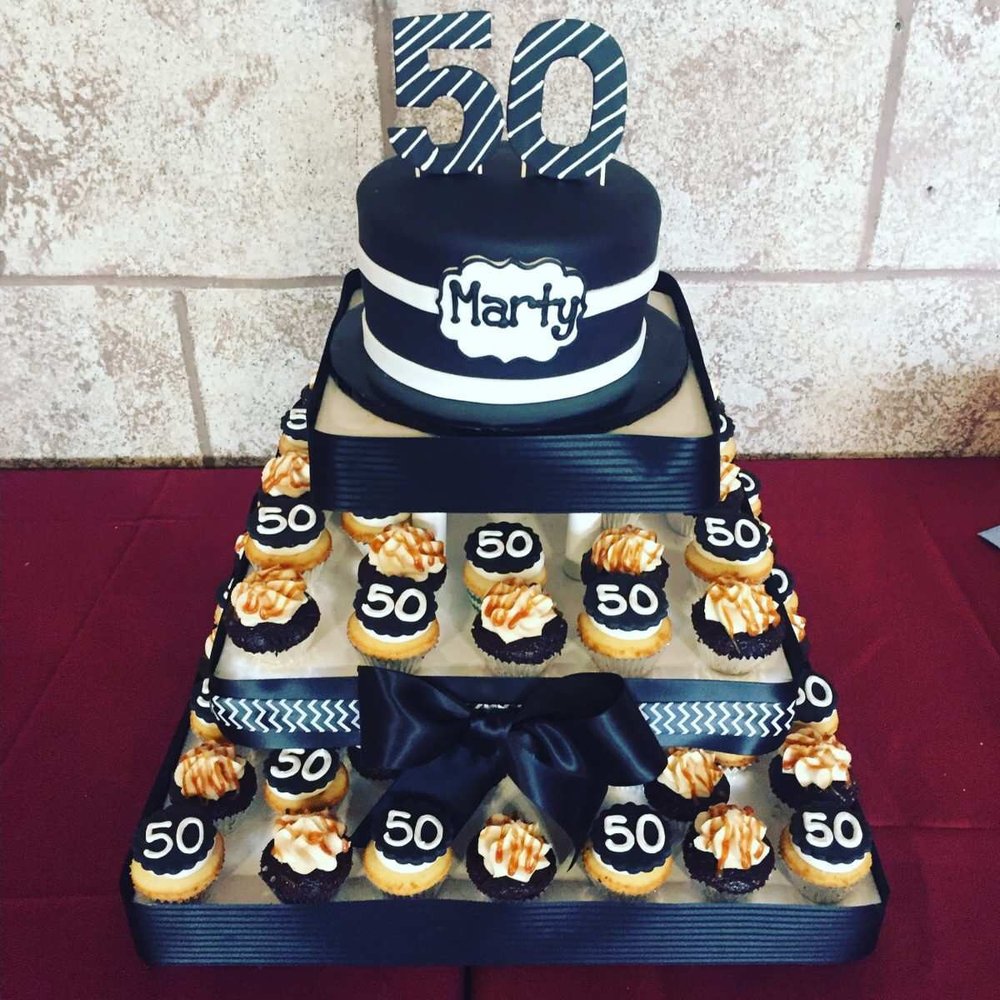 Cupcakes for my husband's 50th birthday party! Cupcakes for my husband's 50th birthday party!