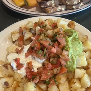 Hobee's Restaurant - Chipotle scramble and supreme hash Browns - Breakfast & Brunch Near Me - Belmont, California