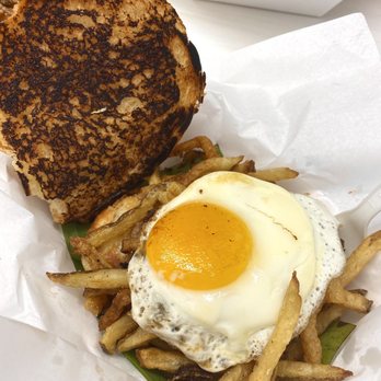 Frita Batidos - Beef Frita with Sunny Side Up Egg - Cuban Near Me - Ann Arbor, Michigan