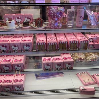 Hello Kitty Cafe - Various treats you can get in the front case. - Cafes Near Me - Irvine, California