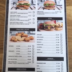 Urban Food House - Menukaart deel 2