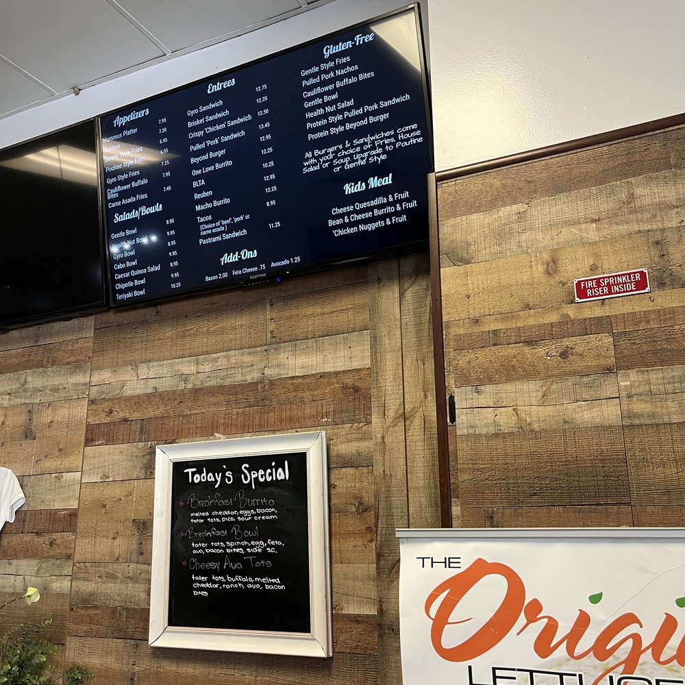 Gentle Grill - Menu - Vegan Near Me - Temecula, California