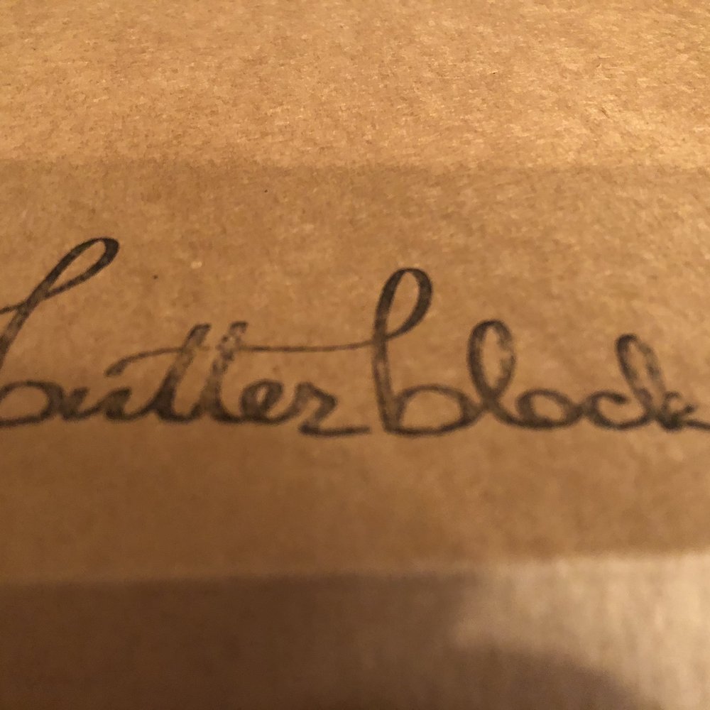 Butter Block - Logo on Takeout Box - Bakeries Near Me - Buffalo, New York
