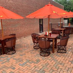 Los Guachos Gahanna - July 2022. Patio is open. Enter from inside the restaurant. #UpCloseSavor
