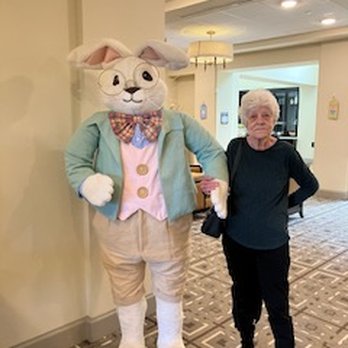 The Legacy at Long Meadow - Mom at Easter party - Retirement Homes Near Me - Richmond, Texas The Legacy at Long Meadow - Mom at Easter party - Retirement Homes Near Me - Richmond, Texas