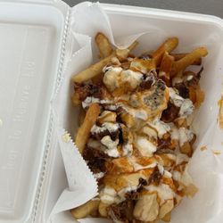 Buffalo Chicken Loaded Fries