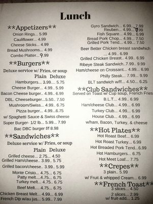 Menu photo 2 Eagle's Nest Family Restaurant Forrest, IL Menu photo 2 Eagle's Nest Family Restaurant Forrest, IL