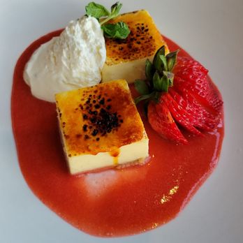 JOEY Bellevue - Creme brulee cheesecake - New American Near Me - Bellevue, Washington