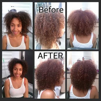 Before And After Of My Deva Cut Done By Ashli Walker Yelp