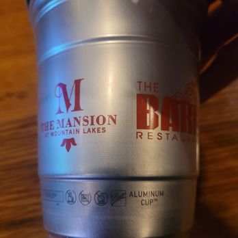Rockaway River Barn - You fill me up, aluminum cup! - New American Near Me - Rockaway, New Jersey Rockaway River Barn - You fill me up, aluminum cup! - New American Near Me - Rockaway, New Jersey
