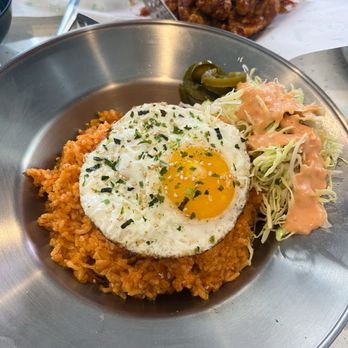 Rice Chicken - Kimchi fried rice - Chicken Shop Near Me - Los Angeles, California