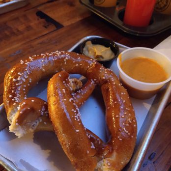 Somewhere in Particular Brewing - Brewhaus pretzel - Brewpubs Near Me - Columbus, Ohio
