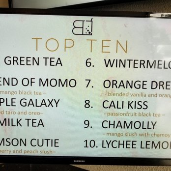 BobaLust Tea House - Top 10 Drinks - Bubble Tea Near Me - Tukwila, Washington