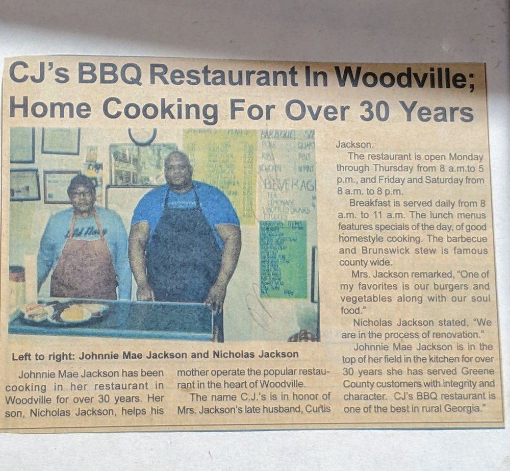 Cj's Barbeque Logo