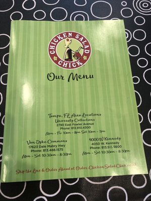 Menu photo 3 Chicken Salad Chick Tampa, FL Menu photo 3 Chicken Salad Chick Tampa, FL