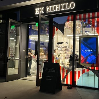 EX NIHILO Paris - Ex Nihilo storefront at night - Perfume Near Me - Los Angeles, California