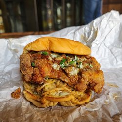 Spicy Boys Fried Chicken - East 6th - O.g. sammy. Still goddamn delish.