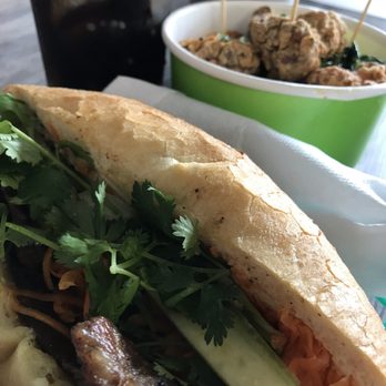 Go Tea House - Grilled pork banh mi and basil popcorn chicken with artichoke tea and taro milk tea - Bubble Tea Near Me - Katy, Texas Go Tea House - Grilled pork banh mi and basil popcorn chicken with artichoke tea and taro milk tea - Bubble Tea Near Me - Katy, Texas
