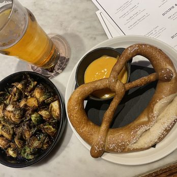 Bartlett Hall - Brussel sprouts + pretzel - Breweries Near Me - San Francisco, California