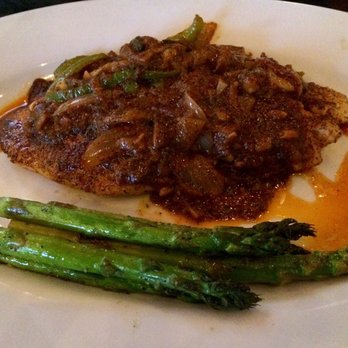 1836 Steakhouse - Red snapper Ponchartrain. My dad said he enjoyed this. I'll have to take his word for it. - Steakhouses Near Me - Huntsville, Texas