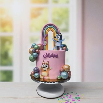 Sady's Cakes - Bluey custom cake - Custom Cakes Near Me - Glendale, Arizona Sady's Cakes - Bluey custom cake - Custom Cakes Near Me - Glendale, Arizona