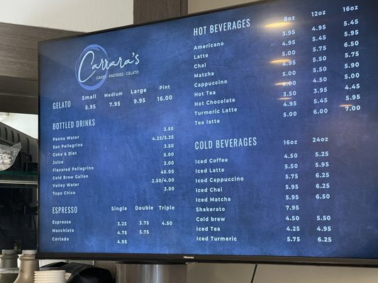 Menu photo 1 Carrara's Agoura Hills, CA