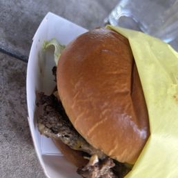 Double a party Cheeseburger. Double a party Cheeseburger.