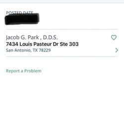Park Jacob, DDS - Credit Charge