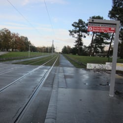 Université Montesquieu Bordeaux IV - L'arrêt de tram qui amène à Bordeaux IV