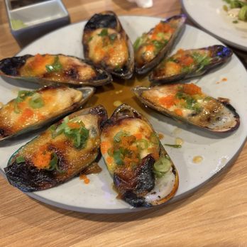 Sushi One Spot - Baked mussels - Sushi Bars Near Me - Corona, California Sushi One Spot - Baked mussels - Sushi Bars Near Me - Corona, California