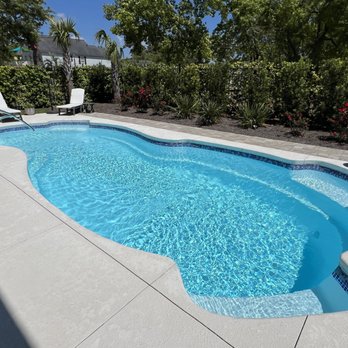 Grey Shark Pool Services - Freshly cleaned pool - Pool & Hot Tub Service Near Me - Oak Island, North Carolina
