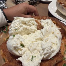 The Burrata cheese was so hard inside