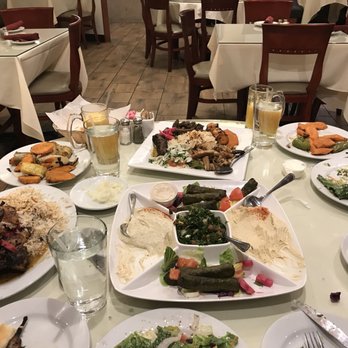 La Marsa Troy - Lots of good delicious food. Everything except salad was great. Their Sampler Plate For Two is actually good for 4. - Mediterranean Near Me - Troy, Michigan