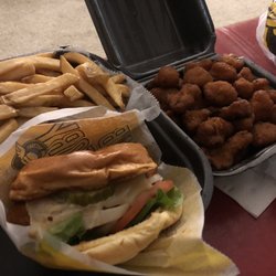WNB Factory - Buffalo Chicken Sandwich, Regular Fries, Fried Cauliflower