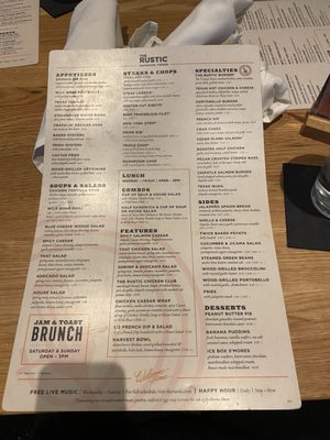 Menu photo 5 The Rustic Houston, TX