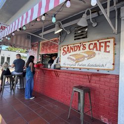Sandy's Cafe - Walk up counter with limited seating to eat on site