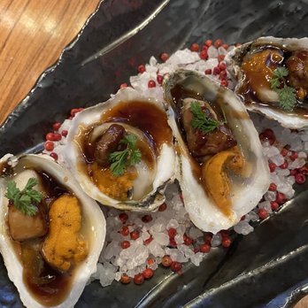 Morimoto - Oysters with foie gras - Japanese Near Me - Las Vegas, Nevada Morimoto - Oysters with foie gras - Japanese Near Me - Las Vegas, Nevada