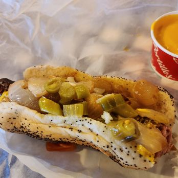 Portillo's Greenfield - For SHAME. These are not the peppers that go on a Maxwell Street Polish!!!" This is a crime. - Hot Dogs Near Me - Greenfield, Wisconsin Portillo's Greenfield - For SHAME. These are not the peppers that go on a Maxwell Street Polish!!!" This is a crime. - Hot Dogs Near Me - Greenfield, Wisconsin
