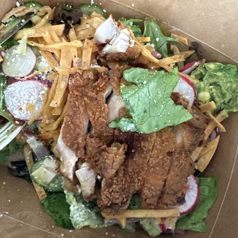 The Crack Shack - Baja Chop Bowl with Fried Thigh - New American Near Me - Encinitas, California The Crack Shack - Baja Chop Bowl with Fried Thigh - New American Near Me - Encinitas, California