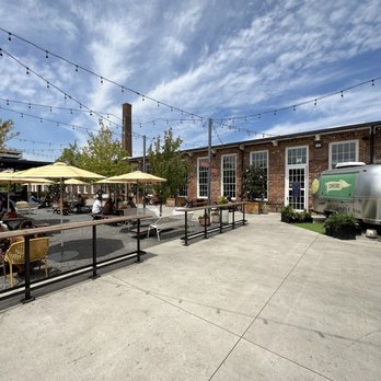 Optimist Hall - More outdoor roof top seating - Food Court Near Me - Charlotte, North Carolina
