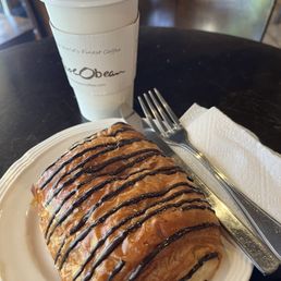 peppermint mocha & chocolate croissant peppermint mocha & chocolate croissant