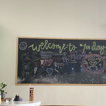7th Day Coffee - Chalkboard - Coffee & Tea Near Me - Richardson, Texas