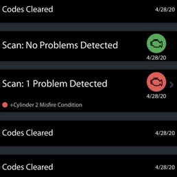 This is my diagnostic scan before dropping my car of to these guys.